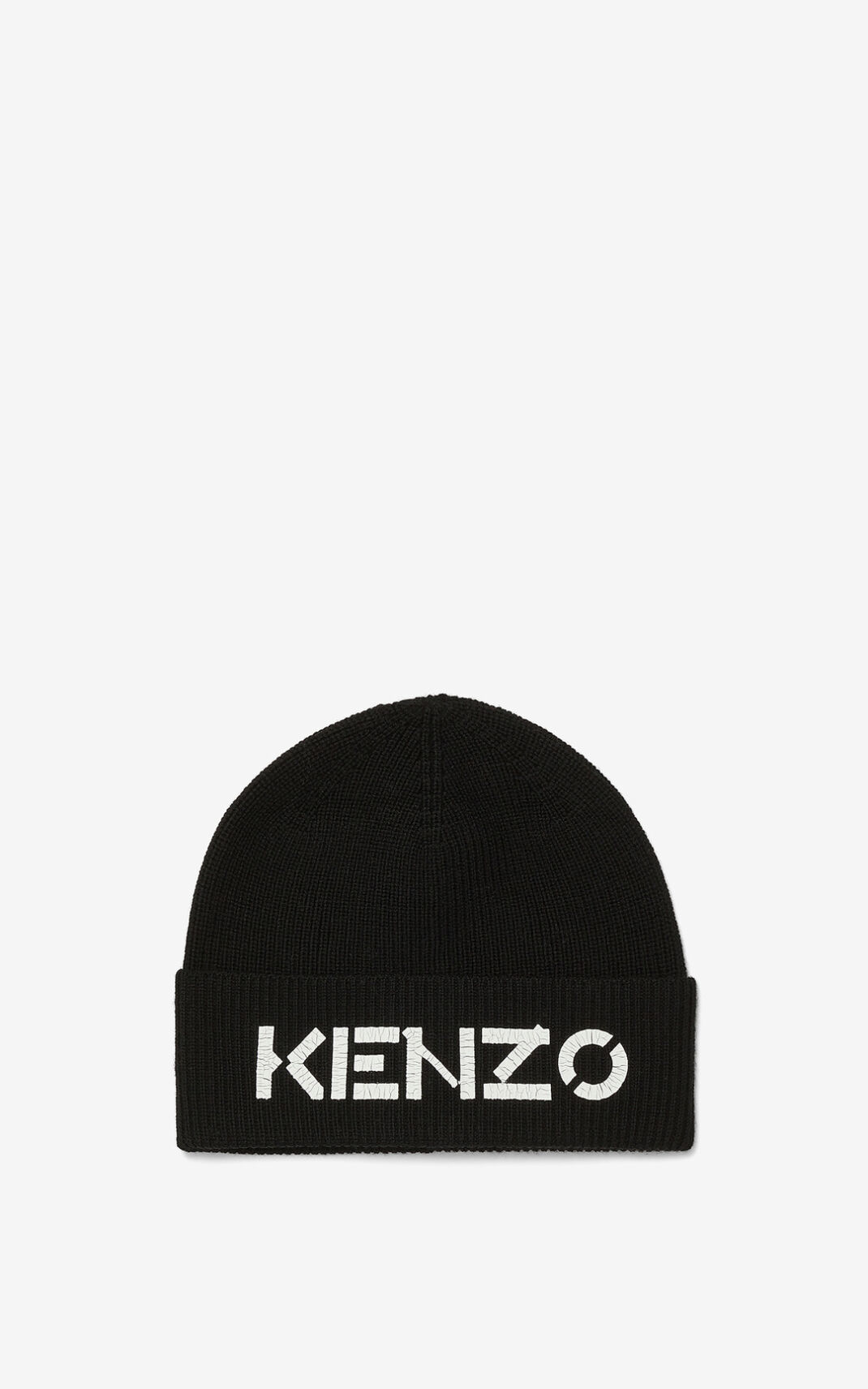 Kenzo Logo knit Kape Muške - Crne - Hrvatska OKTEZH328